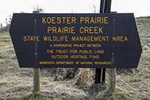 Prairie Creek WMA, Koester Prairie Unit